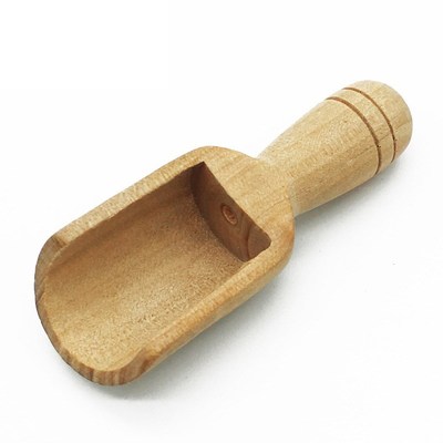 Mini Wooden Scoops Bath Salt Spoon Candy Flour Spoon Scoops