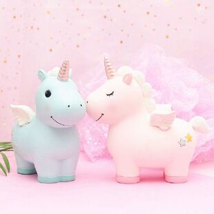 Kids Piggy Bank Cute Unicorn Money Coin Box Home Decoration