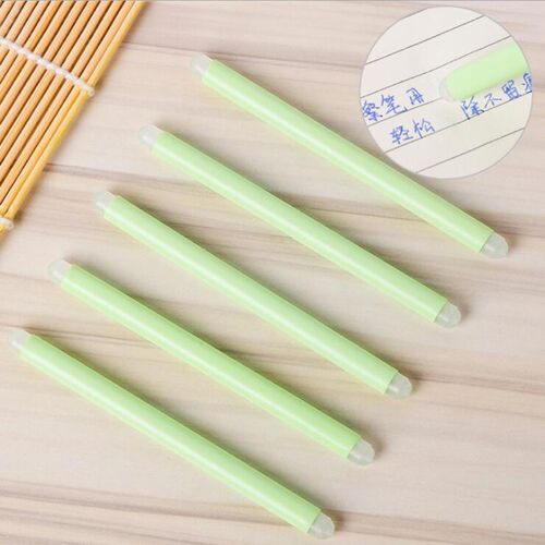 6pcs Erasable Pen Special Rubber Pink Fluorescent Green Lig