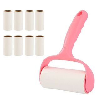 Lint Roller with 9 Rolls Refills Sticky Paper Pet Hair