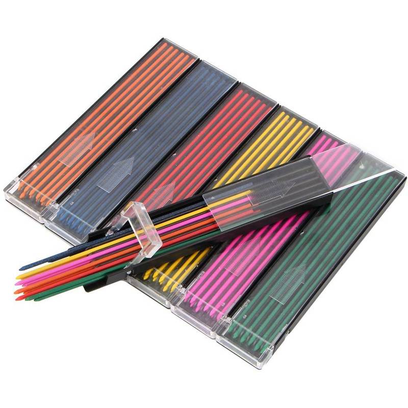 2mm Color Pencil Lead 6 Colors 2.0mm Lead Refills for Mechan