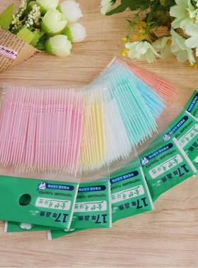 Floss Toothpick Brush-Stick Oral-Care Soft 100pcs/Lot Plasti