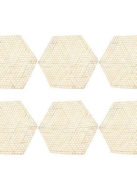 6pcs Bamboo Steamer Liners Mesh Mat Bamboo Steamed Buns