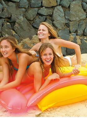 2019 New Inflatable Swimming Float Bed Fluorescent Pool Floa