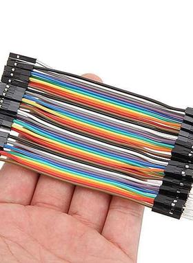 40Pcs 10cm Male To Female cable line Jumper Connector Breadb