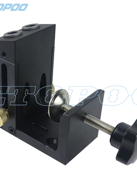 9mm Pocket Hole Jig Kit Inclined Hole Puncher Locator Drill