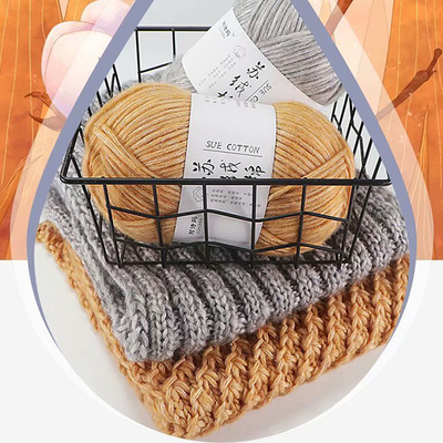 1Roll Cotton Thick Wool Thread Yarn Knitting Yarn Crochet