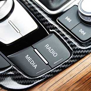 Shift Stickers Fiber Decorative Carbon Frame Panel Gear Trim