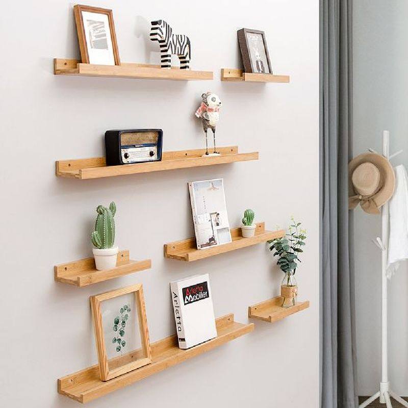 1pc wall shelf fashion sundries organizer clapboard rack
