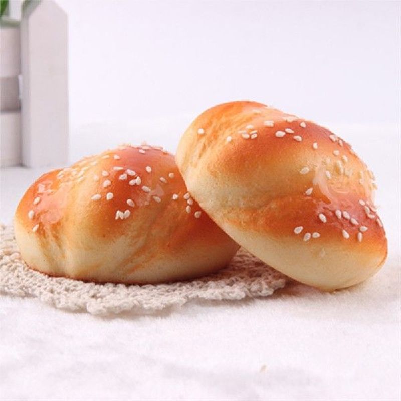 8cm Kawaii Squishy Buns Toast Bread Cartoon Soft Kids Toy