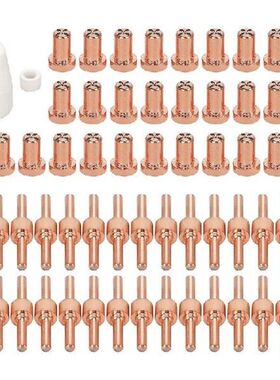 62Pcs PT31 Plasma Cutting Consumables Electrode Tip Swirl