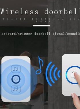 Bcsongben wireless waterproof doorbell 1 button 1 receiver 3