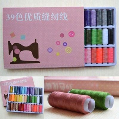 39 Pcs/Set Colorful Sewing Thread Durable Sewing Threads