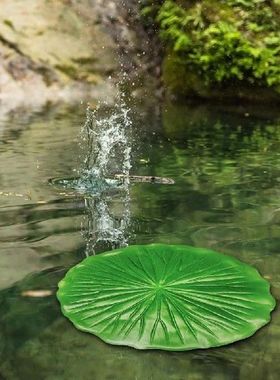 5Pcs Simulate Lotus Canna Leaves Miniature Landscape