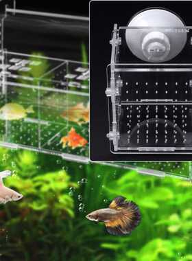 Acrylic Aquarium Fish Breeding Isolation Box Fish Tank Incub