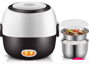 Mini Rice Cooker Thermal Heating Electric Lunch Box 2/3 Laye