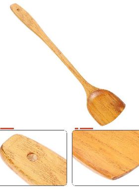 Wooden Spatula Wok Cooking Flat Frying Turner Wood Turners