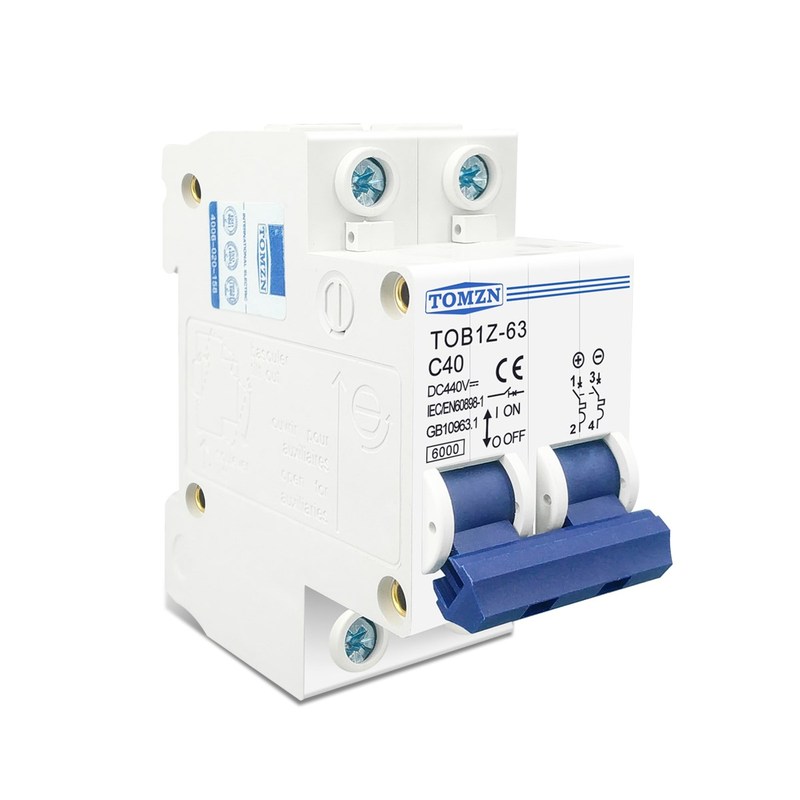 2P DC MCB 6KA 440V Mini Circuit Breaker 3A 6A 10A 16A 20A 25