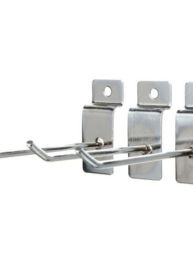 MTGATHER 25pcs 100mm Single Slatwall Hook Pin Arm Shop Displ