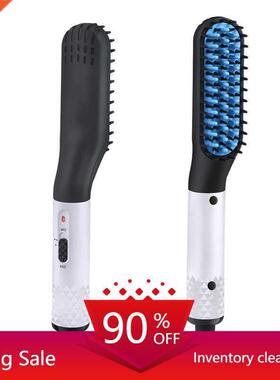 Hair Straightener Beard Straightening Brush Hot Heated Comb