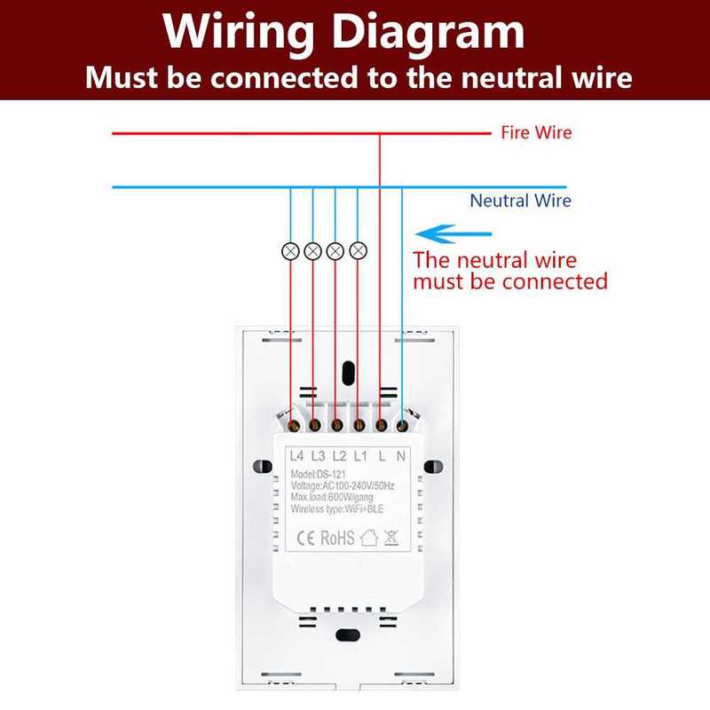 Alexa Smart Switch US Standard Tuya Control Works with Googl