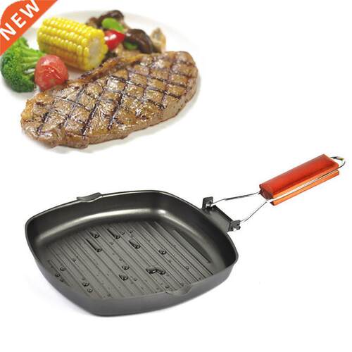 Cooking Tools Foldable Portable Grill Pan Practical Steak Gr