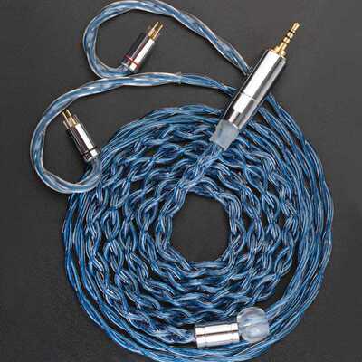 SuperBlue Taiwan Lab 7N OCC Litz Earphone Upgrade Cable With