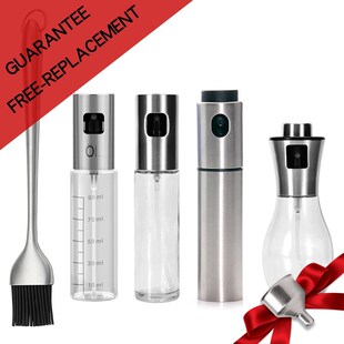 Olive Oil Sprayer Dispenser For Bbq/Cooking/Vinegar Glass Bo