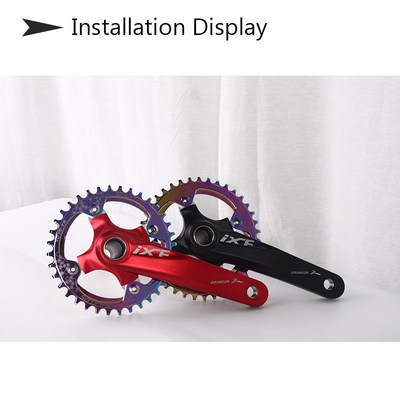 Narrow Wide Bike Chainring 104BCD MTB Crankset Aluminum Allo