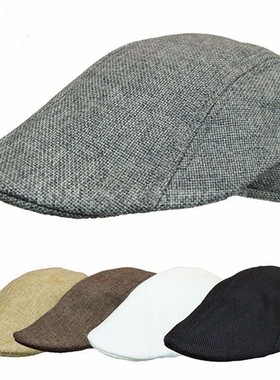 Autumn Beret Caps Men Women Vintage News Boy Cap Cabbie Gats