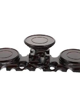 1pc Antique Display Rack Carving Crafts Wood Display Stand