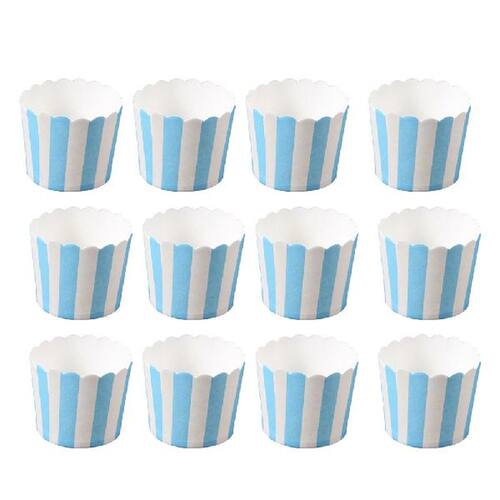 Cups Cupcake Muffin Liners Cake Paper Mini Stripe Wrapper