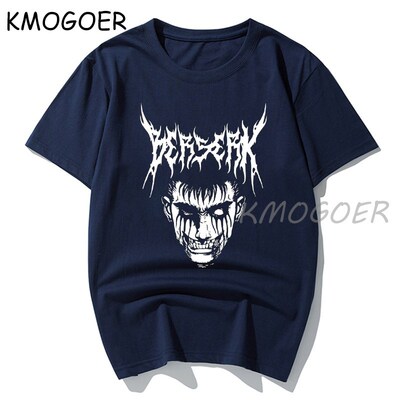2019 Men's Dark Berserk Anime Shirt Male Short Sleeved M