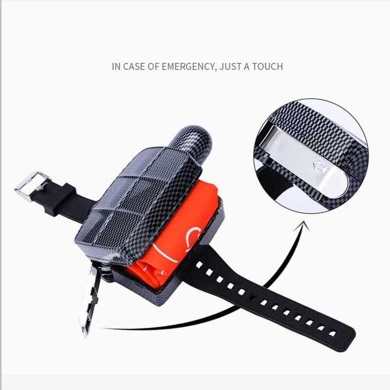 swimming rescue airbag wristband emergency flotation device