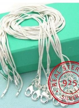 10pcs/lot Promotion! Wholesale 925 Sterling Silver Necklace,