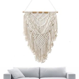 Tassel Tapestry Long Handwoven Art Cotton Bohemian Woven