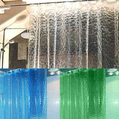 Shower Curtain Bathroom Waterproof PEVA 3D Thickened Translu