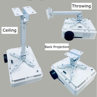 Adjustable Projector Ceiling Mount Loading 30KG Wall Hanging