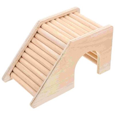 Hamster Wooden Ladder Housesmall Pet Hideout Accessories