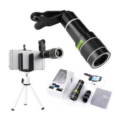 1pcs 20X/12X/8X Zoom Mobile Phone Lens 360 Degrees Wide Angl