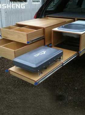 Heavy Duty Drawer Slide With Lock Load 120lbsFull Extension