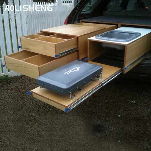Heavy Duty Drawer Slide With Lock Load 120lbsFull Extension