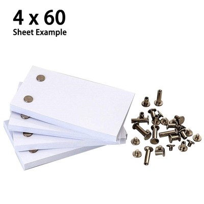 240 Sheets Blank Flip Book Paper With Holes Flipbook Animati
