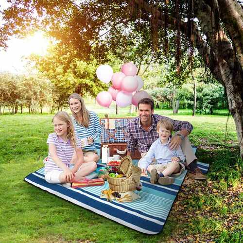 New Clispeed Outdoor Picnic Blanket Waterproof Foldable Picn