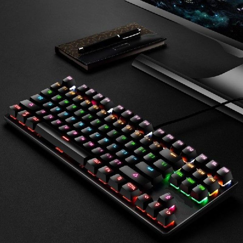 Mechanical Keyboard 87 Keys Switch Wired Gaming Keyboards