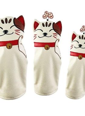 3x Durable Golf  Cover Kitten  400cc Driver Headcover Guard