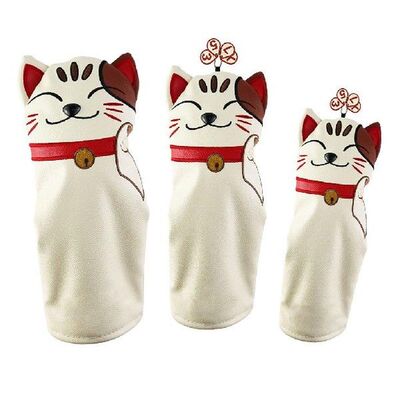 3x Durable Golf  Cover Kitten  400cc Driver Headcover Guard