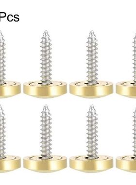 8 Pcs Mirror Screws Kit Decorative Table Mirror Screw Cap