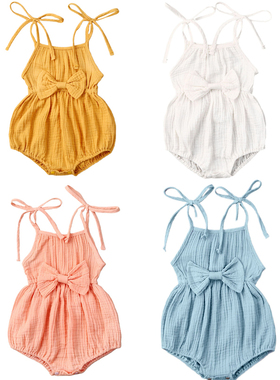 Baby Summer Clothing  Newborn Baby Girl Cute Clothes Srap Ro