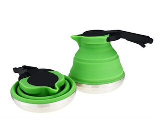 1.5L Travel folding silicone teakettle portable home water k